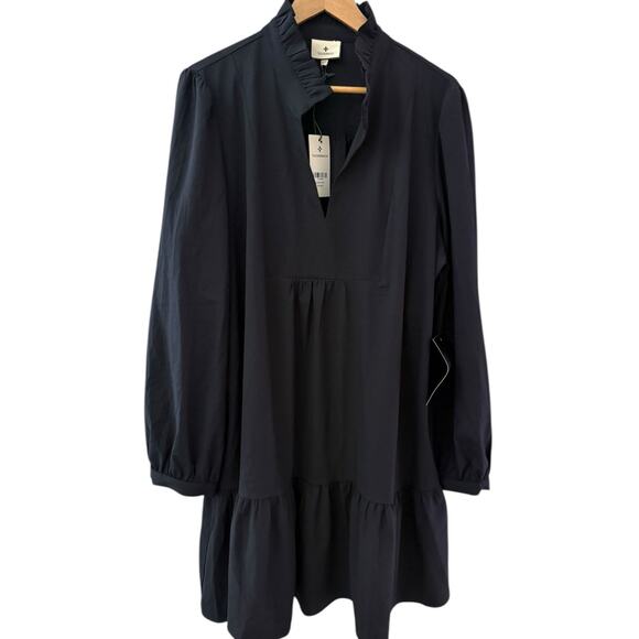 Tuckernuck Plus Preppy Crepe Palmerston Dress in Navy Size XXXL - Picture 7 of 12